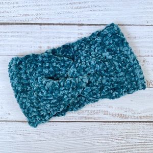 Handmade Crochet Velvet Ear Warmer Teen/Small Adult